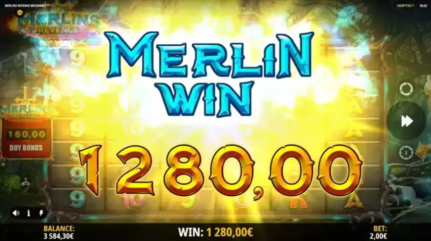 Merlin’s Revenge Megaways slot screenshot 
