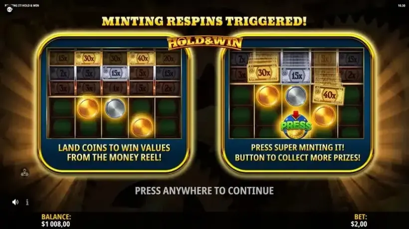 Minting It! Hold & Win slot screenshot 4