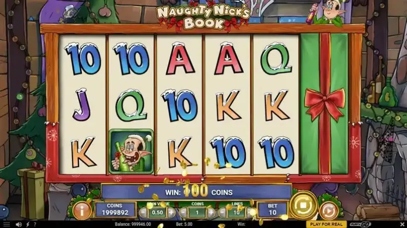 Naughty Nick’s Book slot screenshot 2
