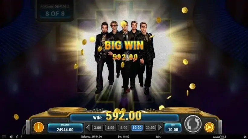 NSYNC Pop slot screenshot 
