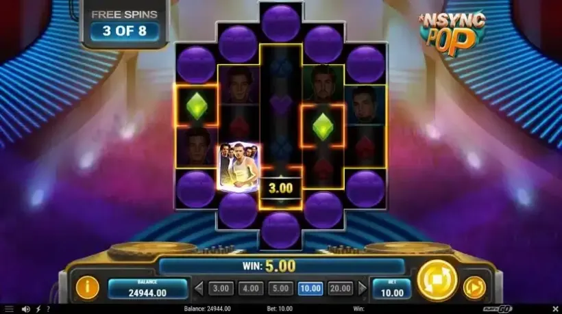 NSYNC Pop slot screenshot 4