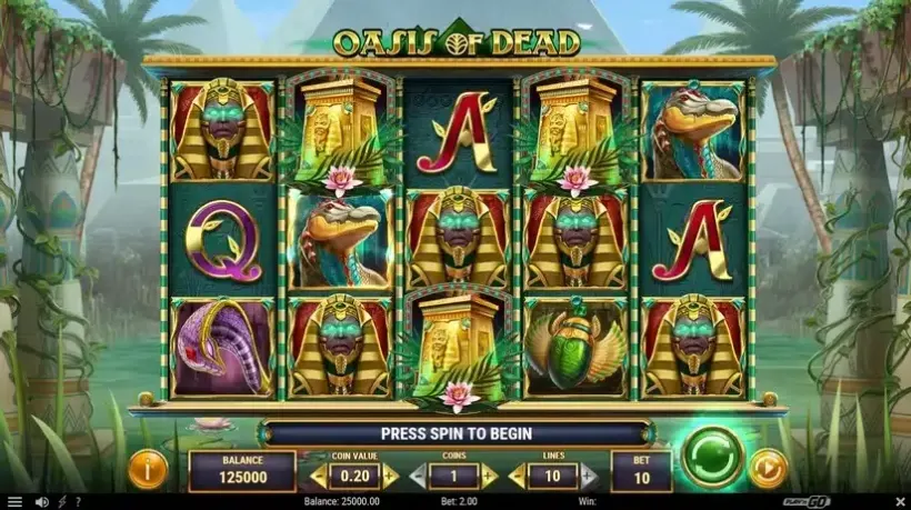 Oasis of Dead slot screenshot 