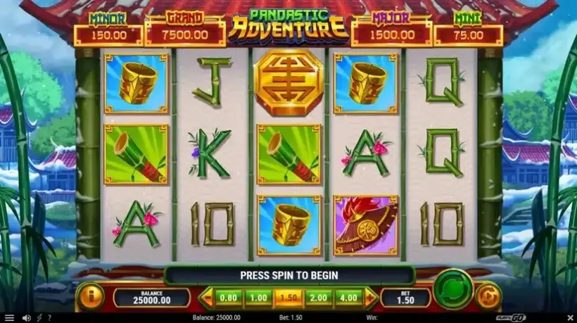 Pandastic Adventure slot screenshot 