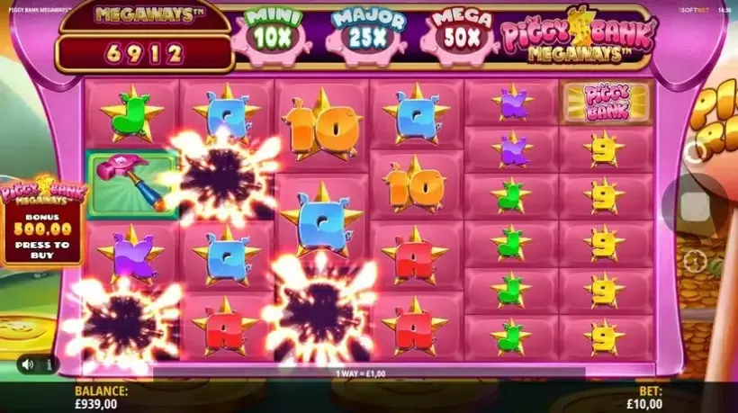Piggy Bank Megaways slot screenshot 2
