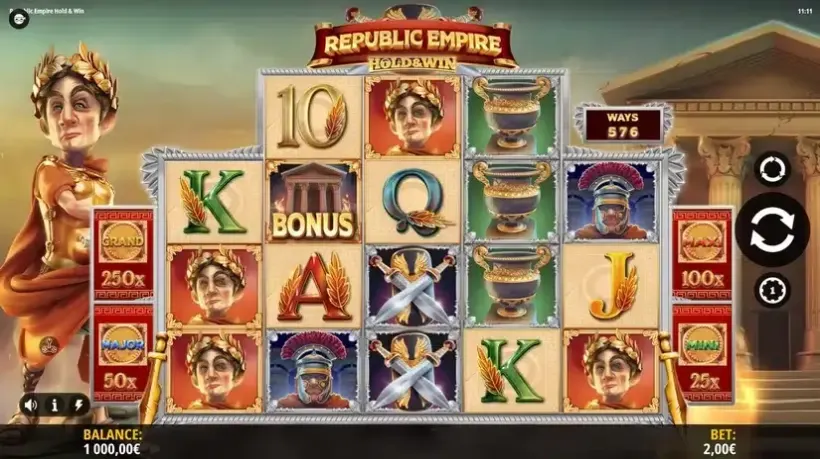 Republic Empire: Hold & Win slot screenshot 