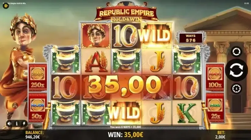 Republic Empire: Hold & Win slot screenshot 