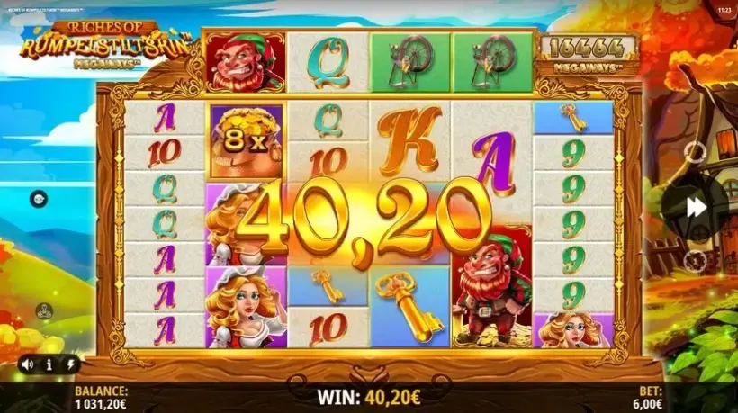Riches of Rumpelstiltskin Megaways slot screenshot 3
