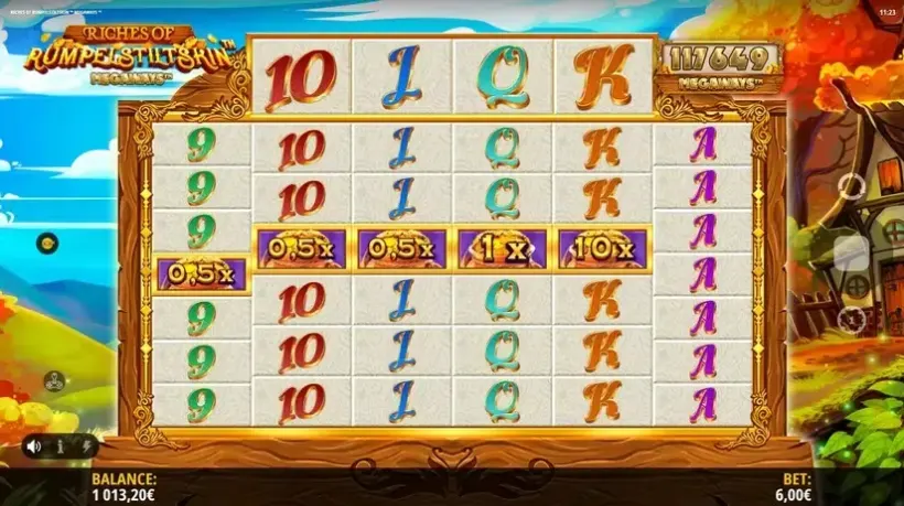 Riches of Rumpelstiltskin Megaways slot screenshot 4