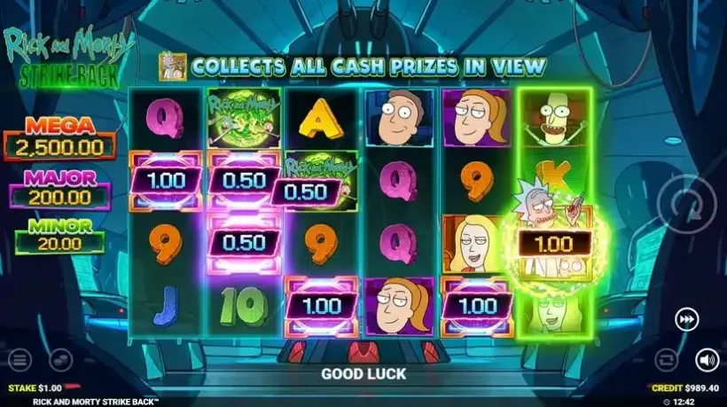 Rick And Morty Strike Back slot screenshot 3