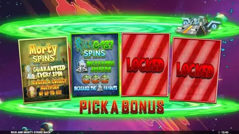 Rick And Morty Strike Back slot screenshot 4