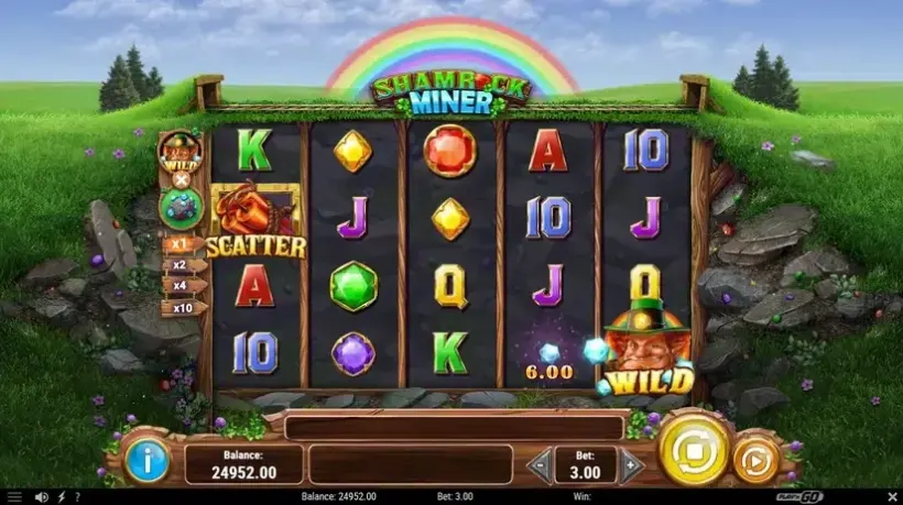Shamrock Miner slot screenshot 2