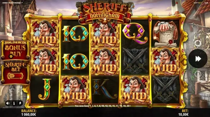 Sheriff of Nottingham 2 slot screenshot 6