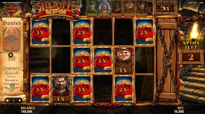 Sheriff of Nottingham 2 slot screenshot 8