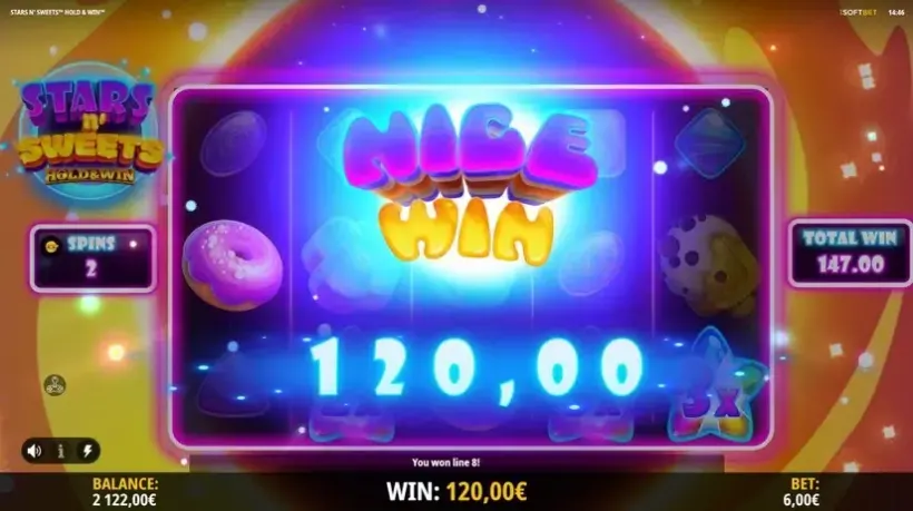 Stars n’ Sweets Hold & Win slot screenshot 7