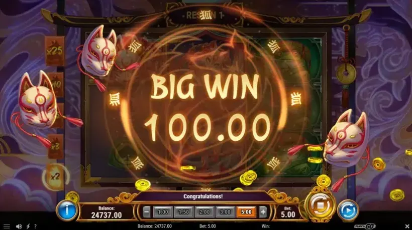 Tale of Kyubiko slot screenshot 4