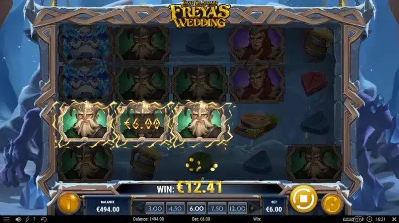 Tales of Asgard Freya’s Wedding slot screenshot 2