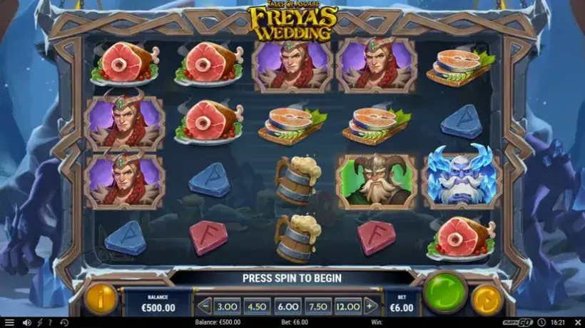 Tales of Asgard Freya’s Wedding slot screenshot 