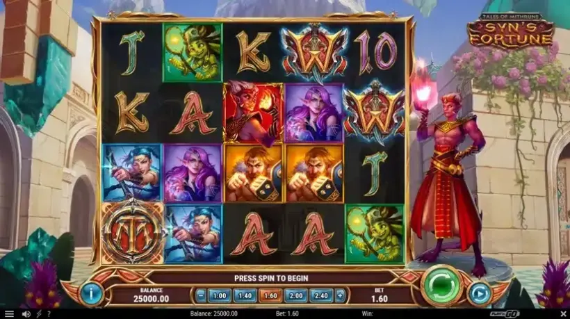 Tales of Mithrune Syn’s Fortune slot screenshot 