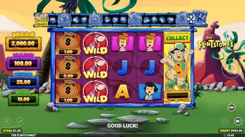 The Flintstones slot screenshot 2