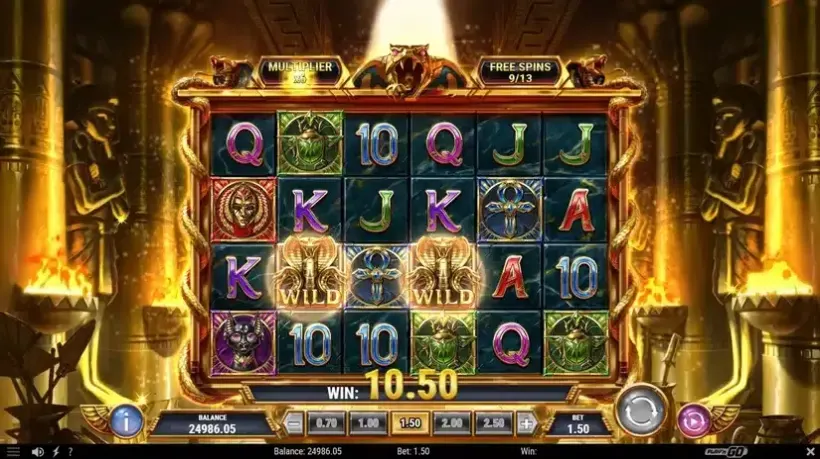 Tomb of Gold slot screenshot 