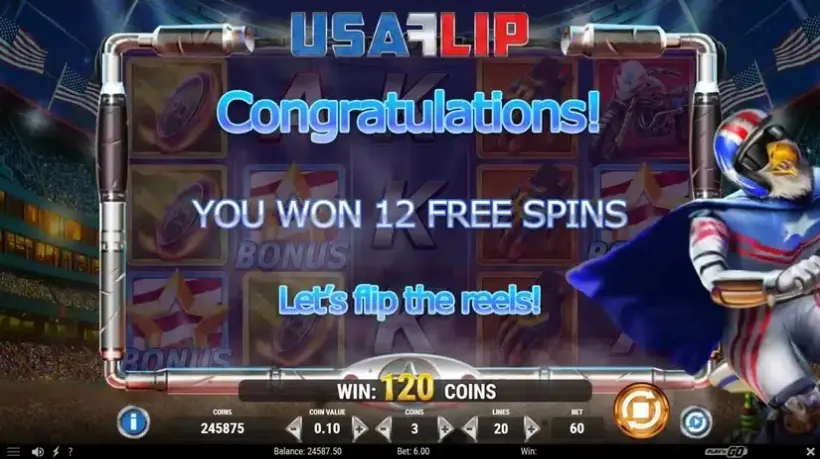 USA Flip slot screenshot 4