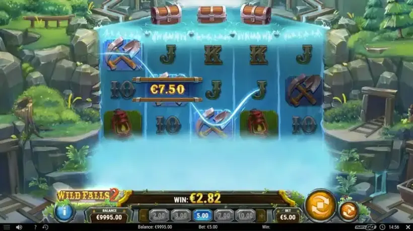Wild Falls 2 slot screenshot 3