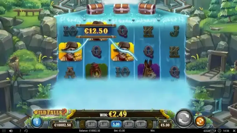 Wild Falls 2 slot screenshot 