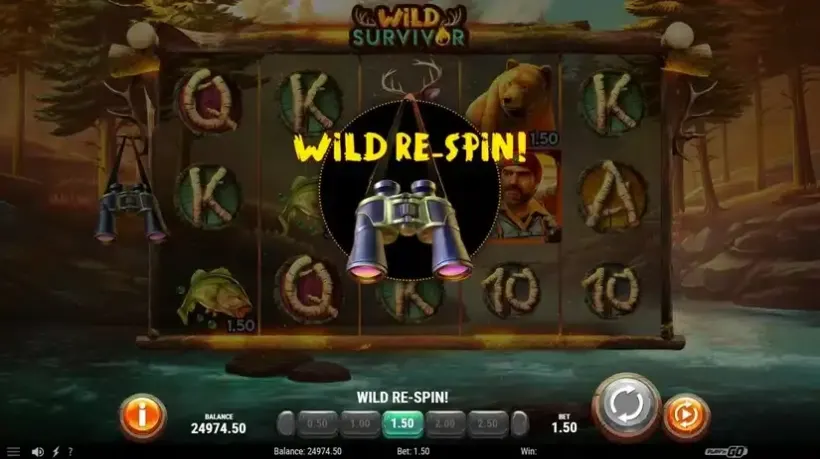 Wild Survivor slot screenshot 2