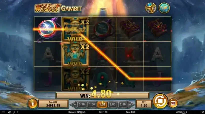 Wildest Gambit slot screenshot 3