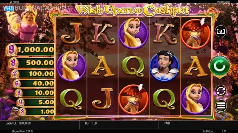 Wish Upon a Cashpot slot screenshot 