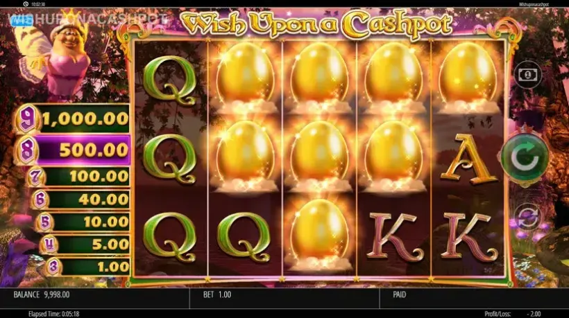 Wish Upon a Cashpot slot screenshot 3