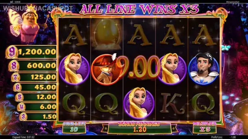 Wish Upon a Cashpot slot screenshot 