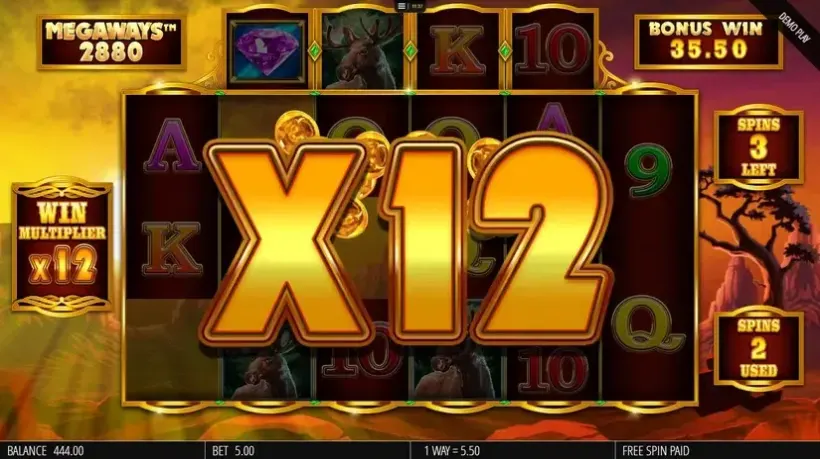 Bison Rising Megaways slot screenshot 7