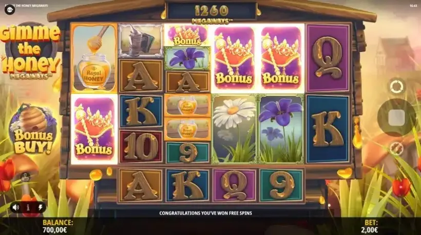 Gimme the Honey Megaways slot screenshot 2