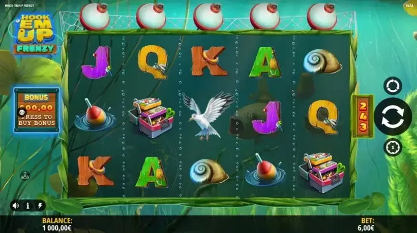 Hook’em Up Frenzy slot screenshot 1