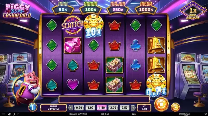 Piggy Blitz Casino Gold slot screenshot 2