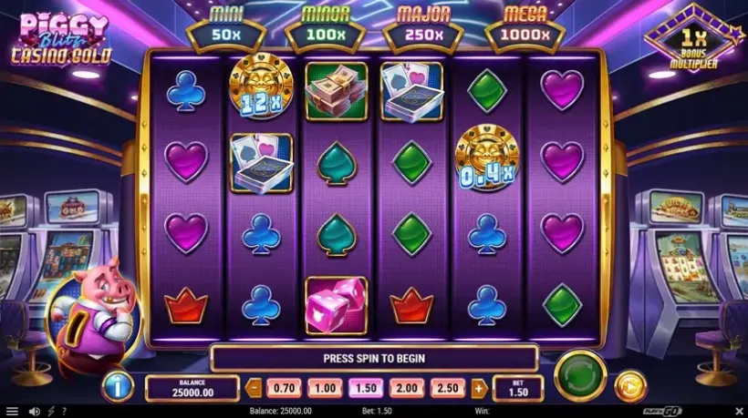 Piggy Blitz Casino Gold slot screenshot