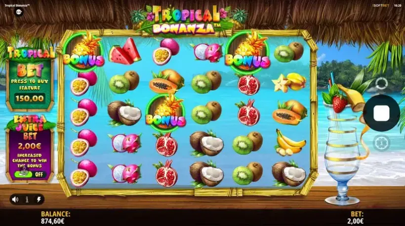 Tropical Bonanza slot screenshot 6