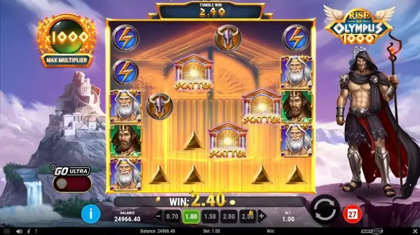 Rise of Olympus 1000 slot screenshot 4