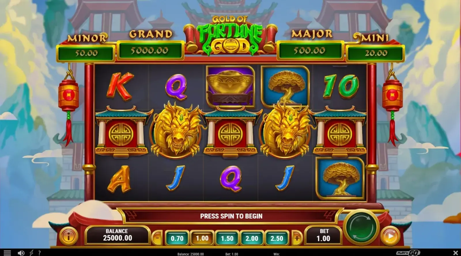 Gold of Fortune God slot screenshot 5