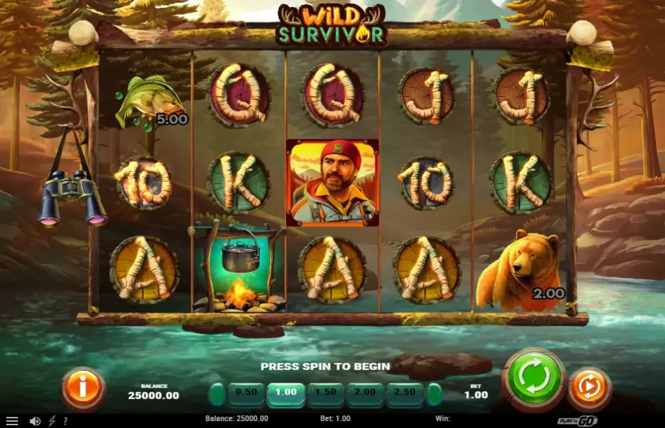 Wild Survivor slot screenshot 5